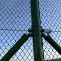 Chain-link fence of increased strength 